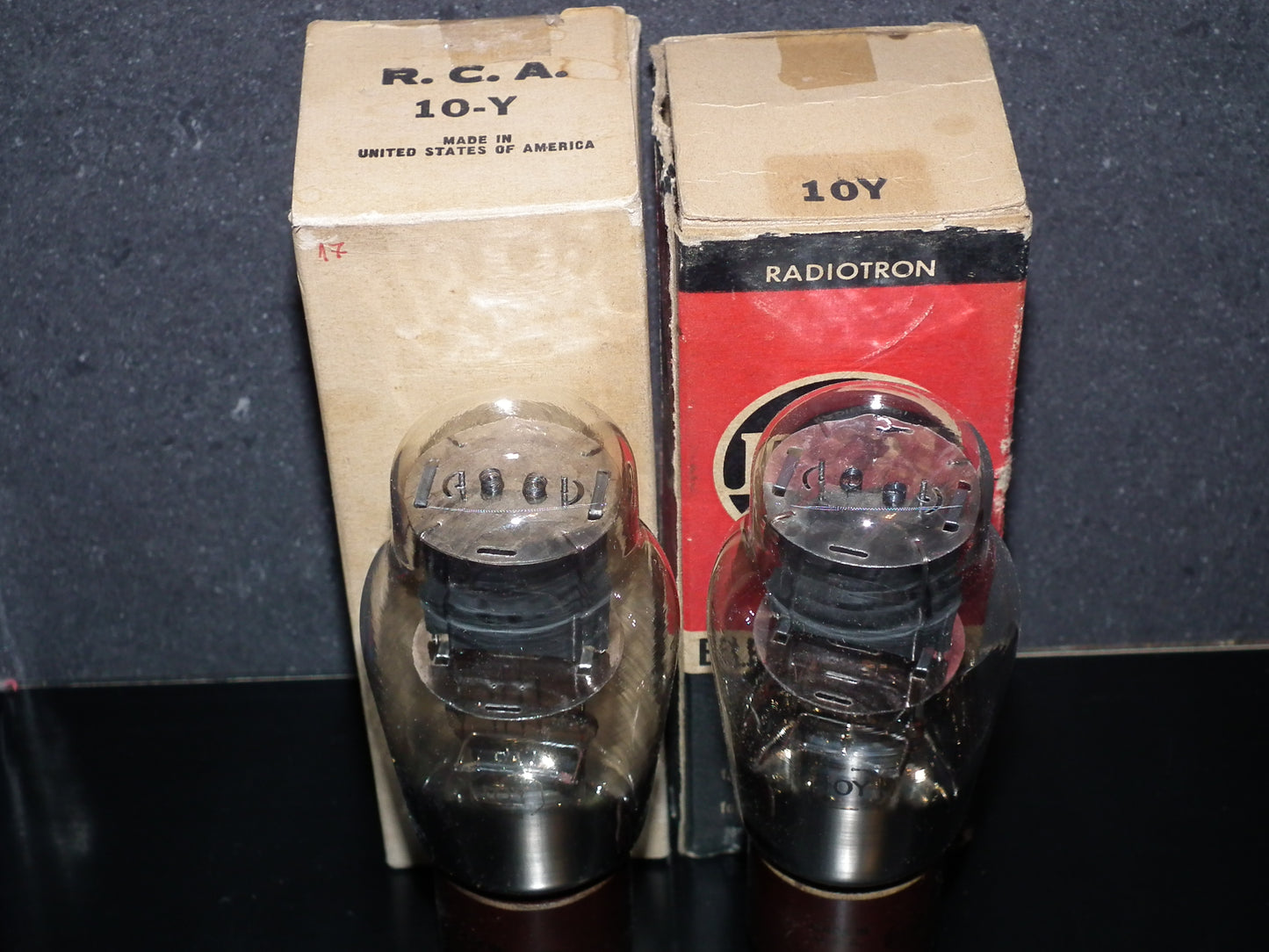 One (1 pcs) 10Y RCA VT-25 NOS NIB JAN Boxes 10 VT25