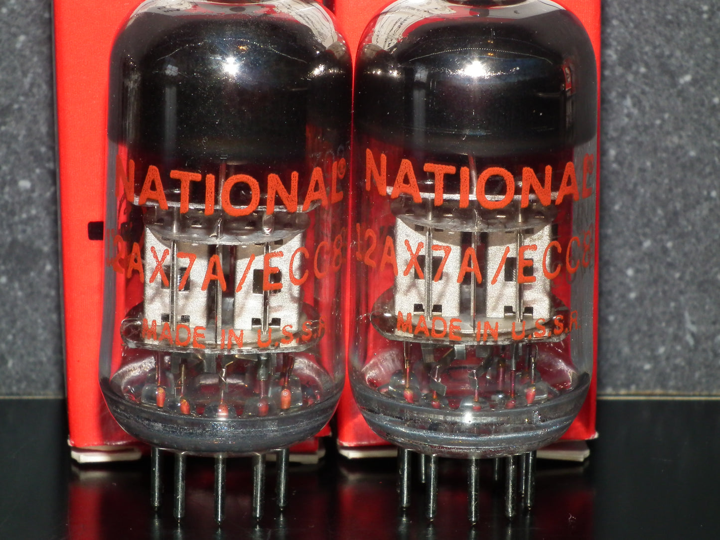 Platinum Matched Pair (2 tubes) 12AX7A National Electronics ECC83