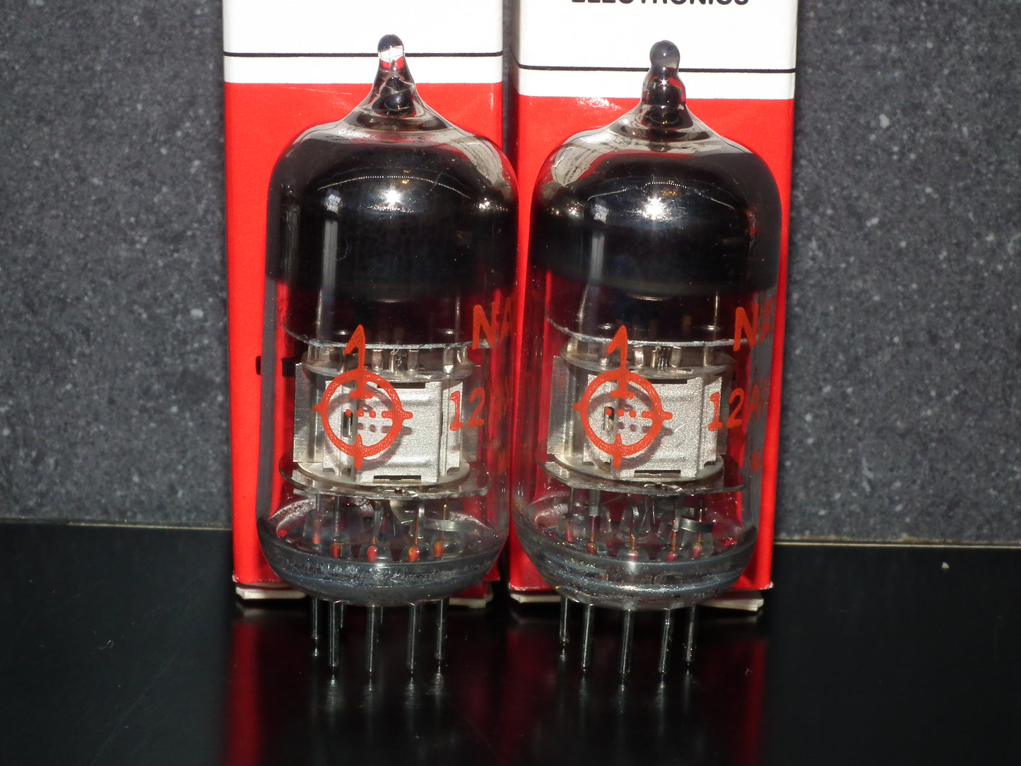 Platinum Matched Pair (2 tubes) 12AX7A National Electronics ECC83