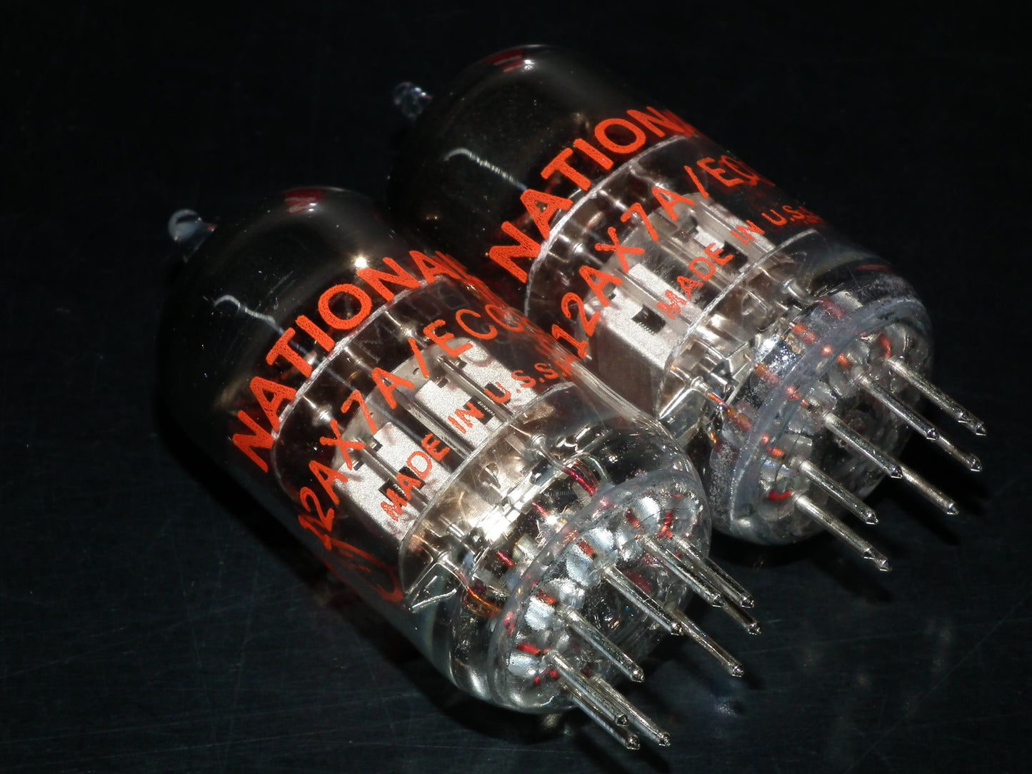 Platinum Matched Pair (2 tubes) 12AX7A National Electronics ECC83