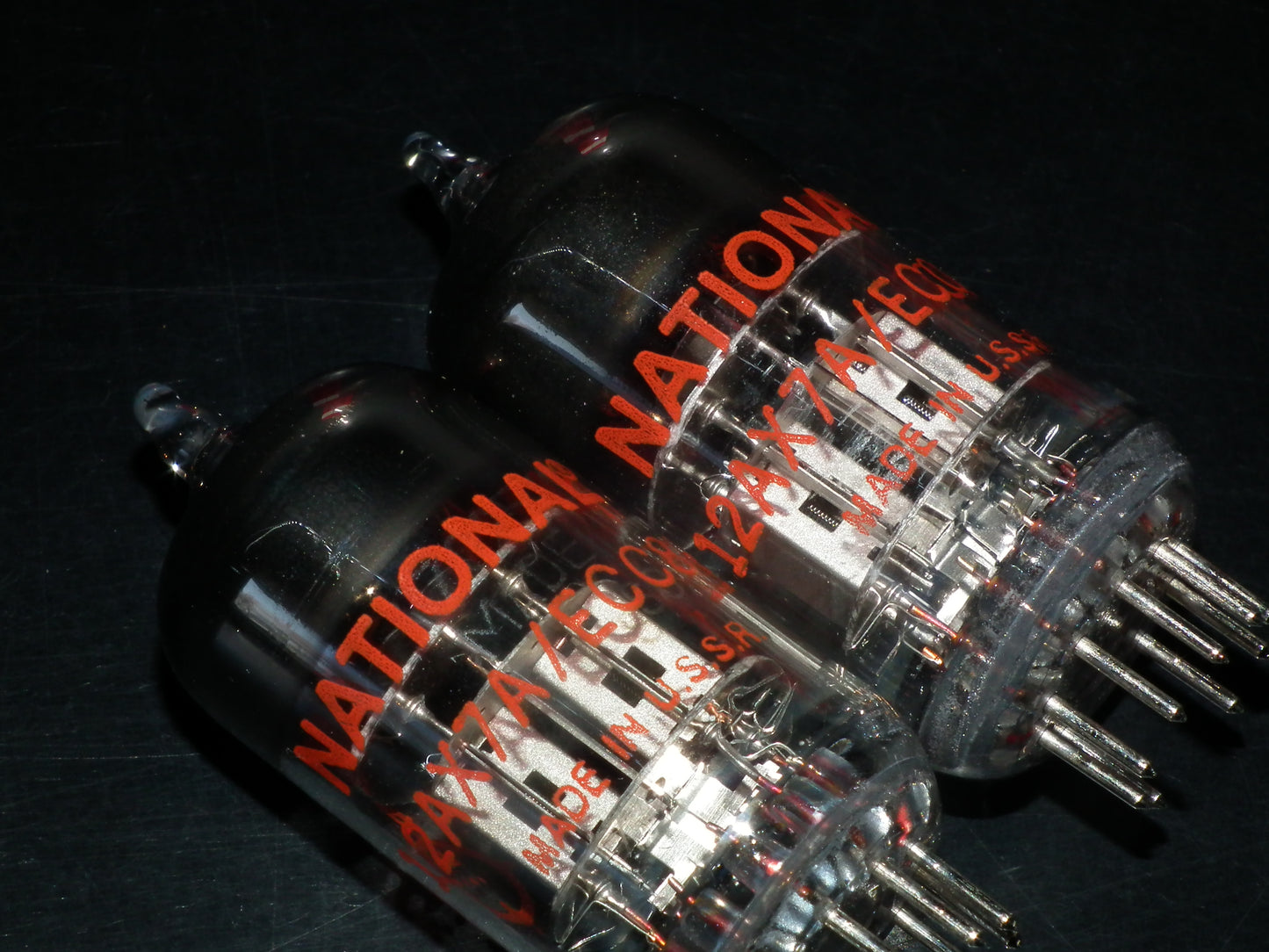 Platinum Matched Pair (2 tubes) 12AX7A National Electronics ECC83