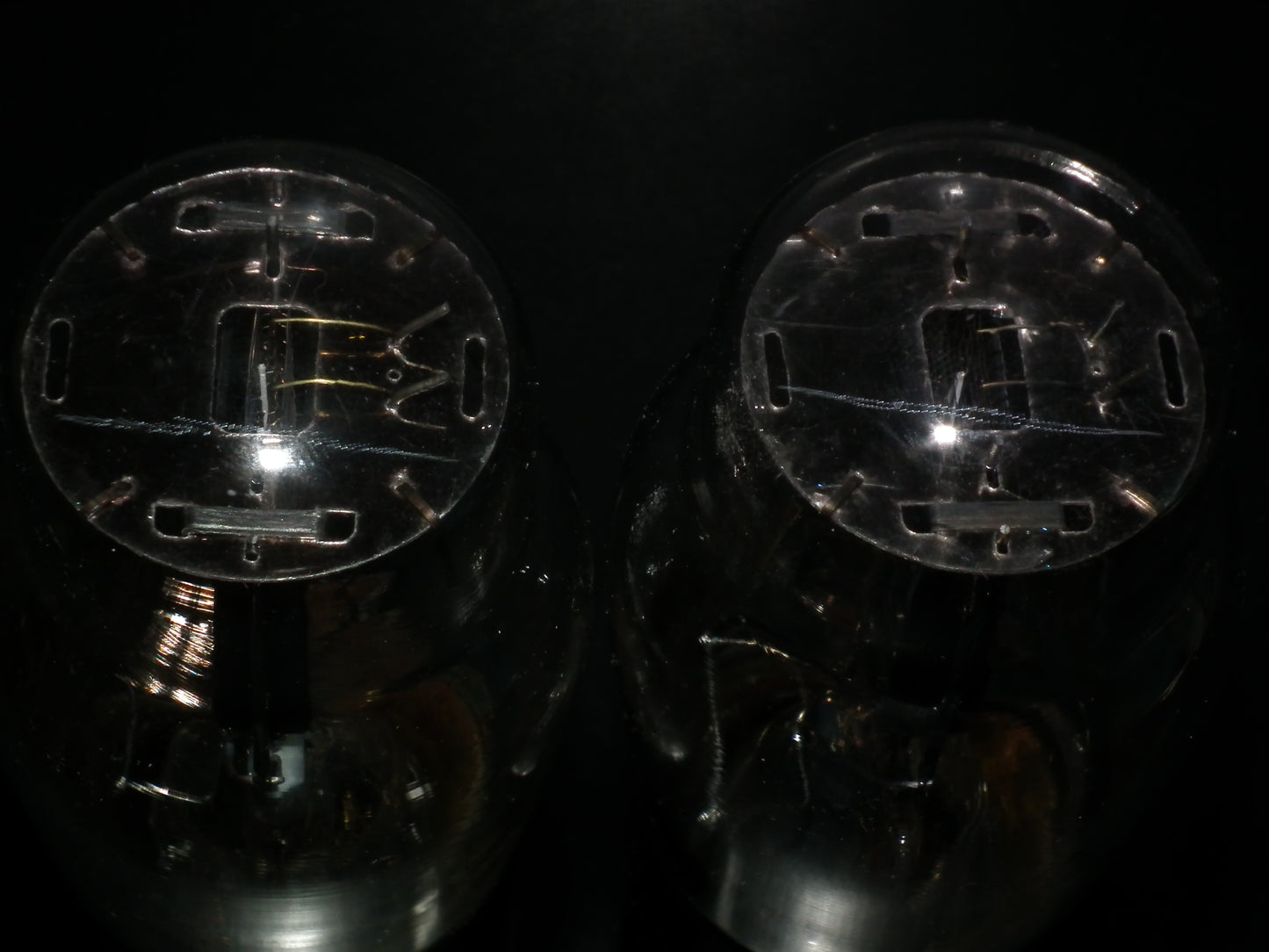 Platinum Matched Pair (2 tubes) 45 RCA NOS Old type D getter