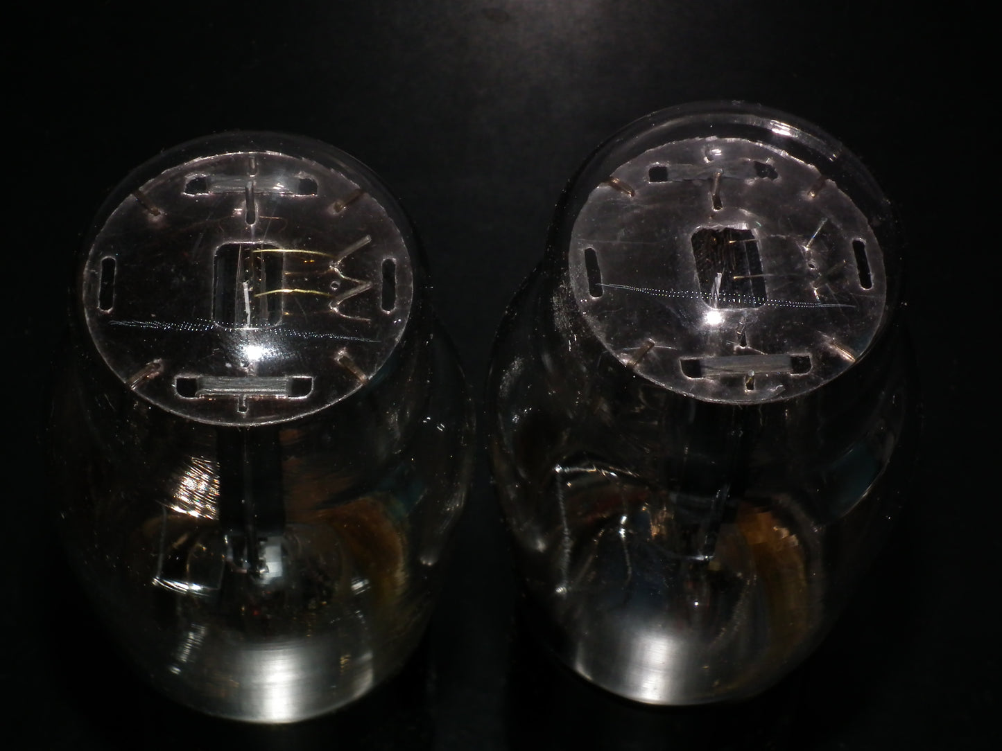 Platinum Matched Pair (2 tubes) 45 RCA NOS Old type D getter