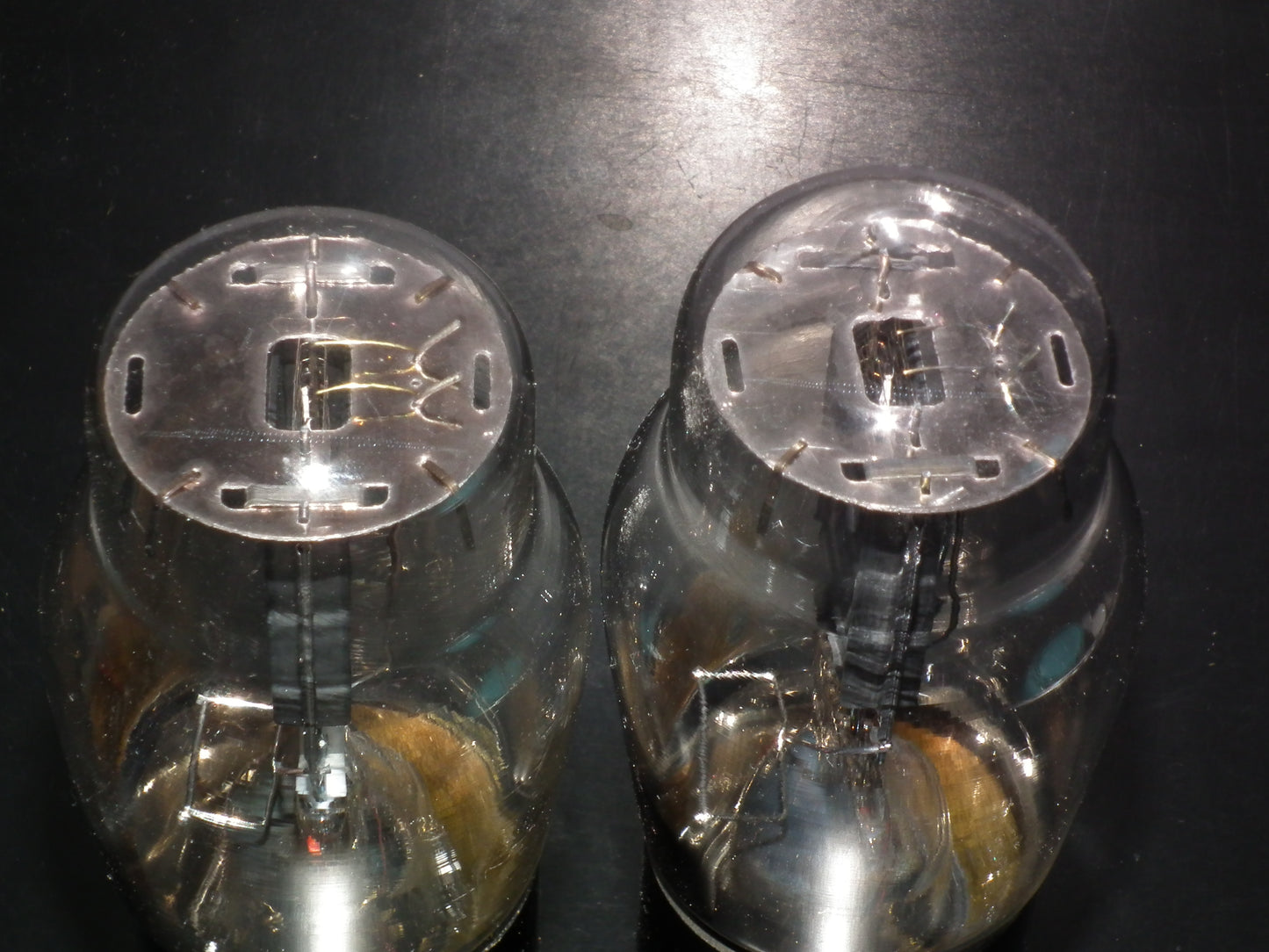Platinum Matched Pair (2 tubes) 45 RCA NOS Old type D getter