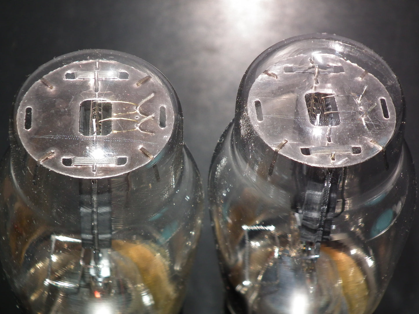 Platinum Matched Pair (2 tubes) 45 RCA NOS Old type D getter