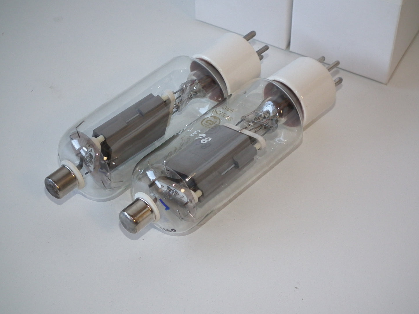 Platinum Matched Pair 572B Svetlana NOS NIB Top Anode Cap