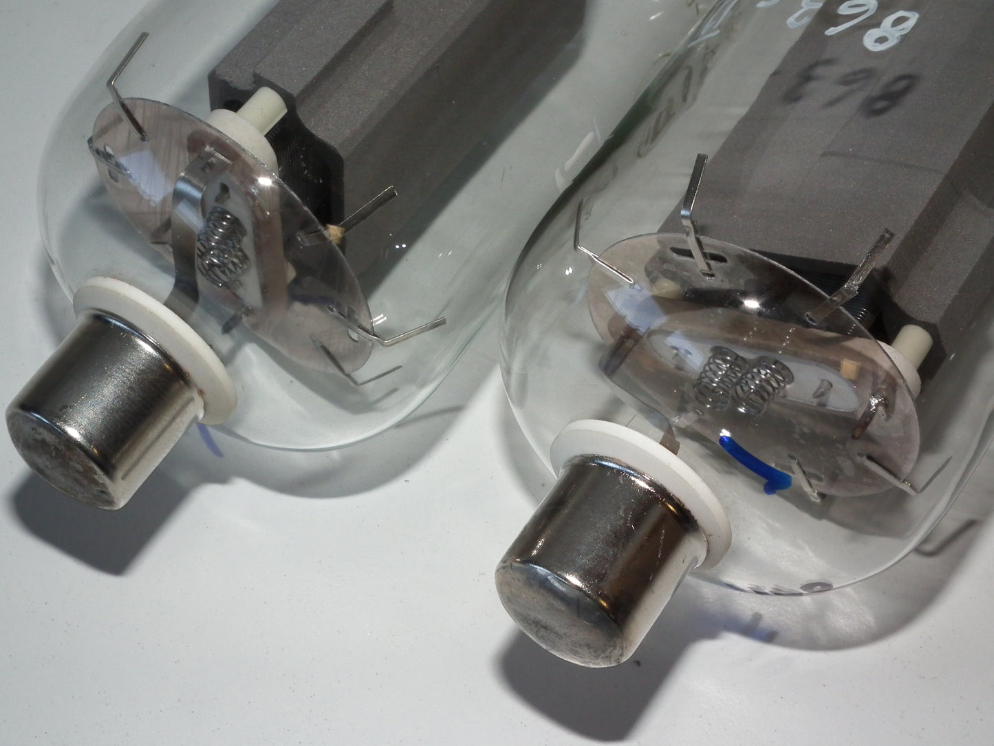 Platinum Matched Pair 572B Svetlana NOS NIB Top Anode Cap
