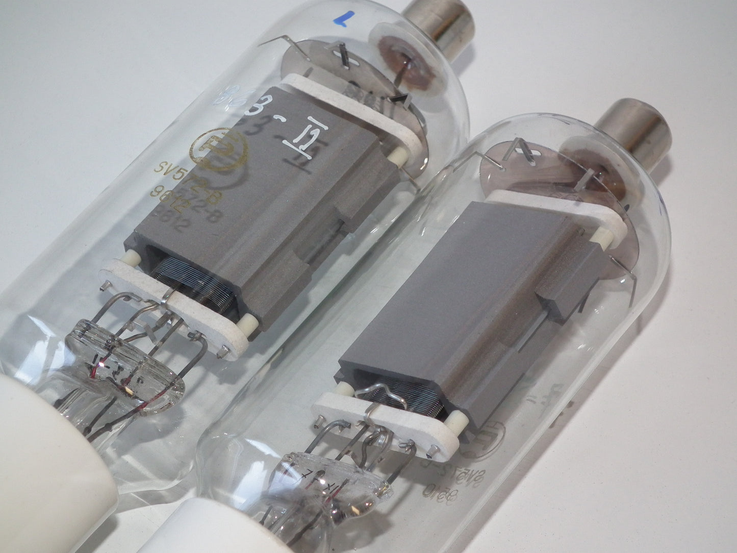 Platinum Matched Pair 572B Svetlana NOS NIB Top Anode Cap