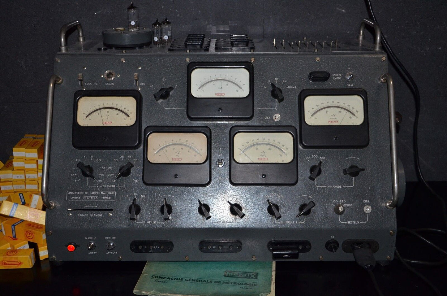 Platinum matched pair ECC83 12AX7 EI Yugoslavia Telefunken Long Smooth Plates 17mm NOS NIB rebranded United