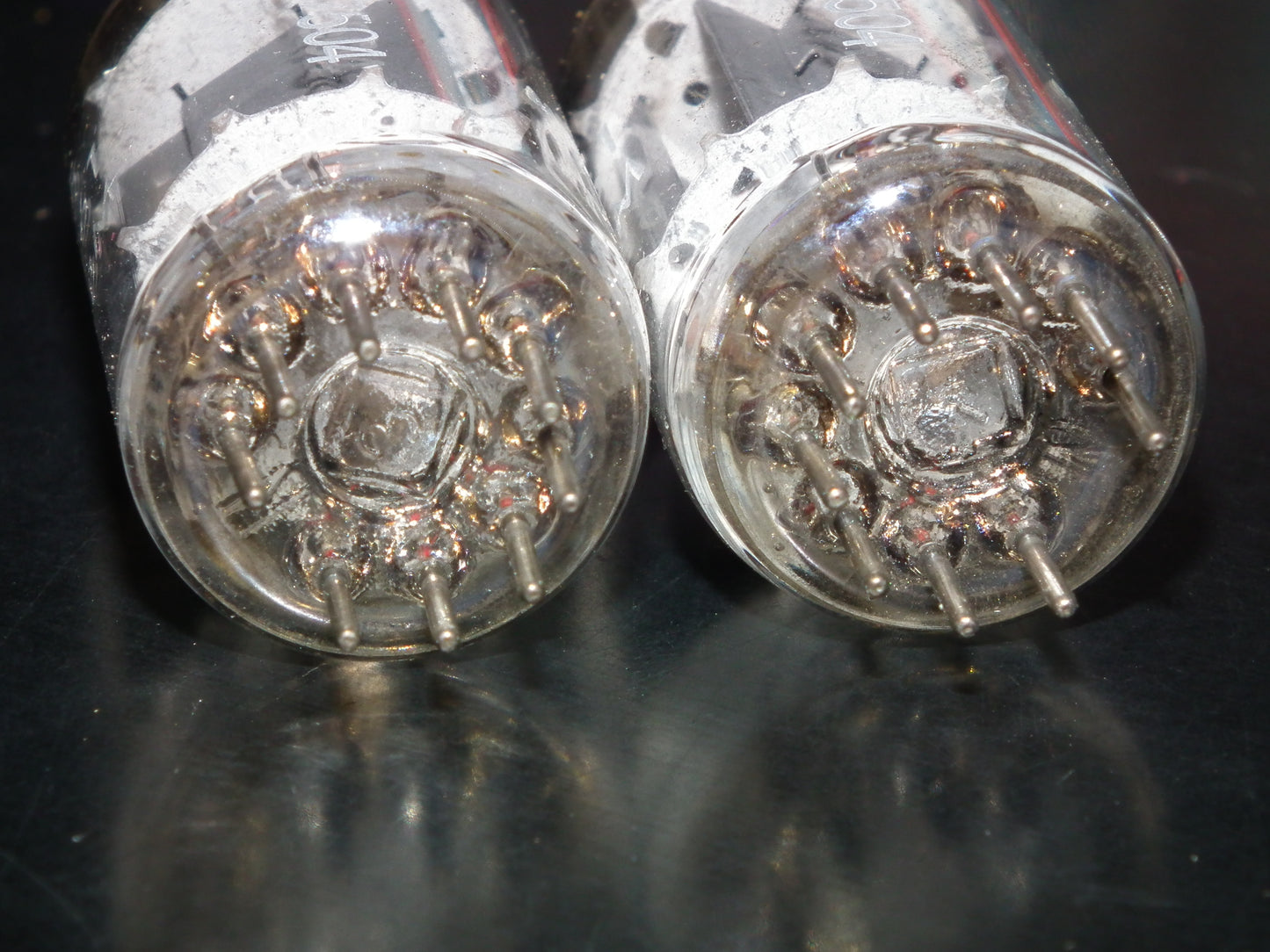 Platinum Matched Pair 5965 Telefunken E180CC EXTREMELY RARE GRAY FLANGES DB Ulm