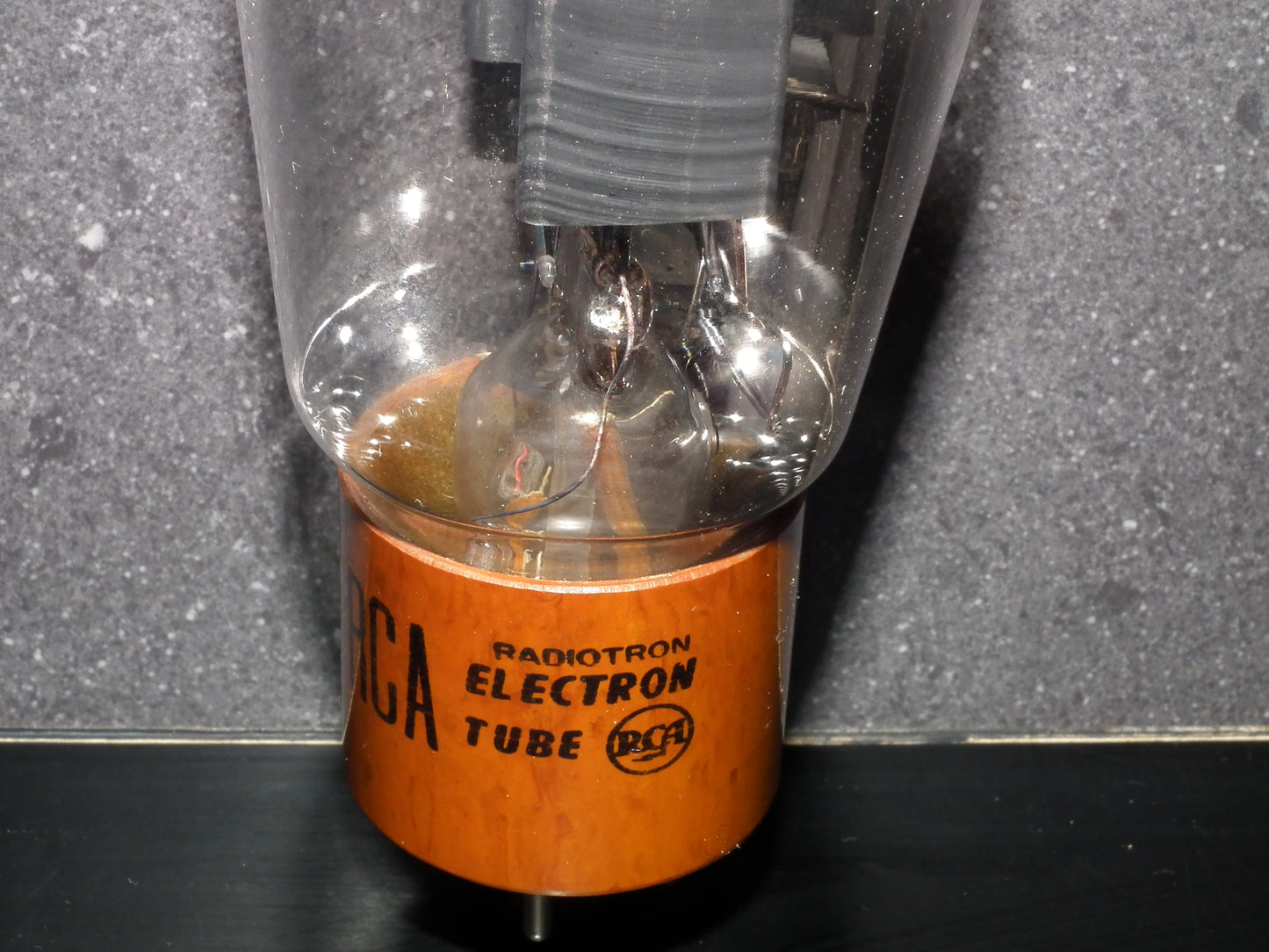 5R4GY RCA NOS D Getter Brown Base JAN Vintage Rectifier Tube