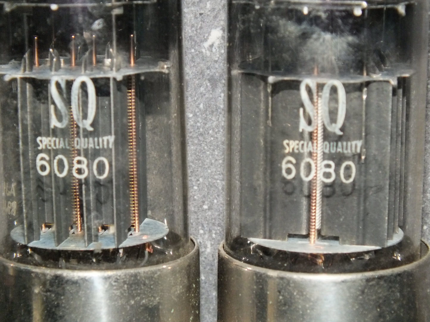 MULLARD 6080 Matched pair SPECIAL QUALITY rebranded Philips Tested