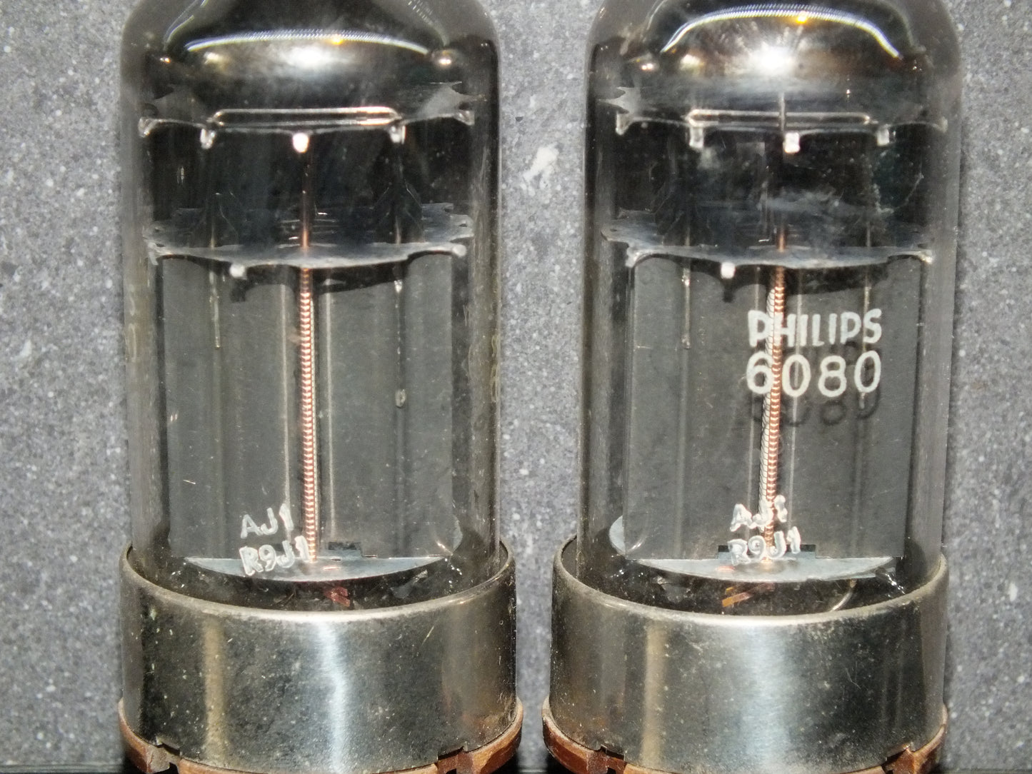 MULLARD 6080 Matched pair SPECIAL QUALITY rebranded Philips Tested