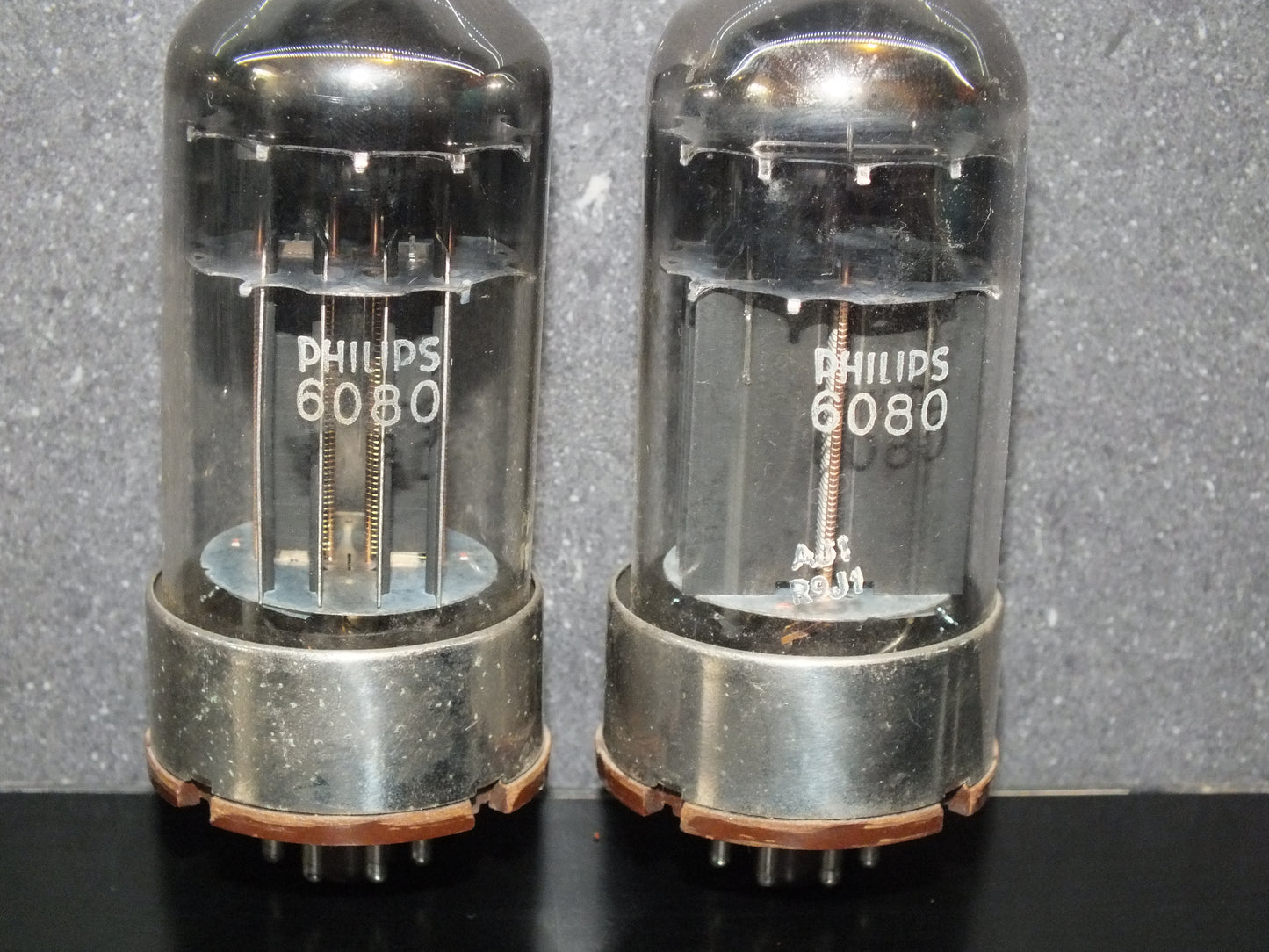 MULLARD 6080 Matched pair SPECIAL QUALITY rebranded Philips Tested