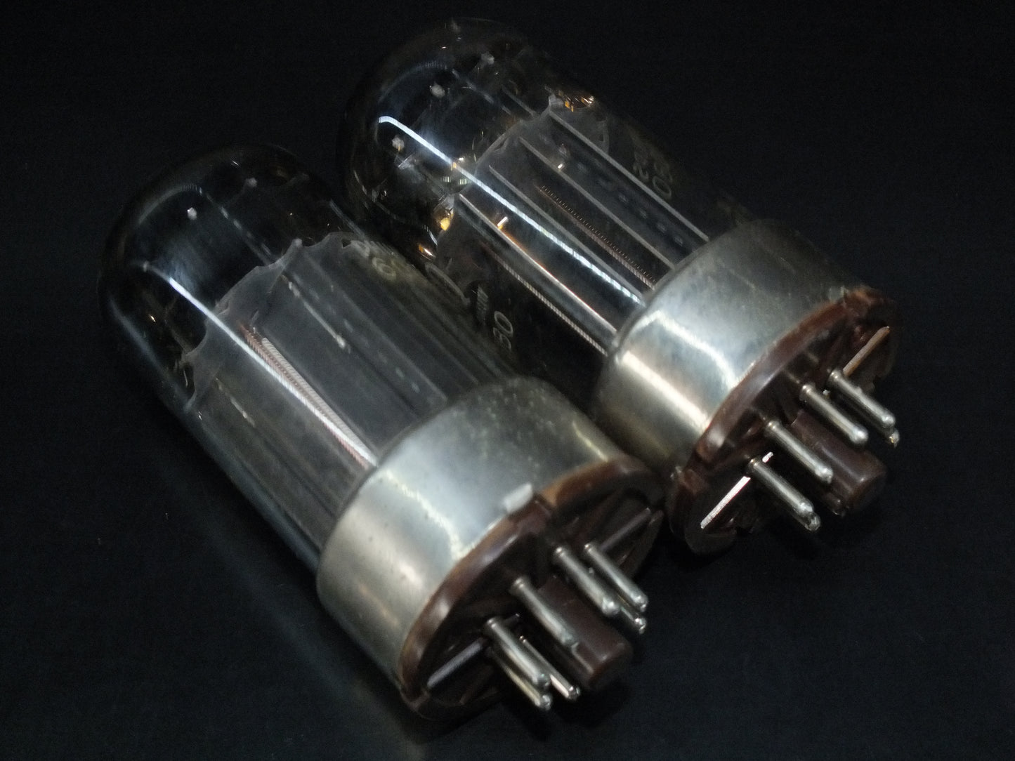 MULLARD 6080 Matched pair SPECIAL QUALITY rebranded Philips Tested