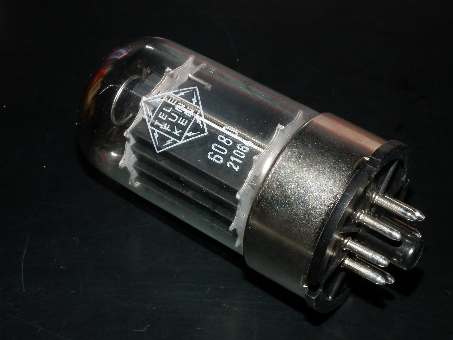 Telefunken 6080/6AS7/5998 black plates tube (NOS NIB)