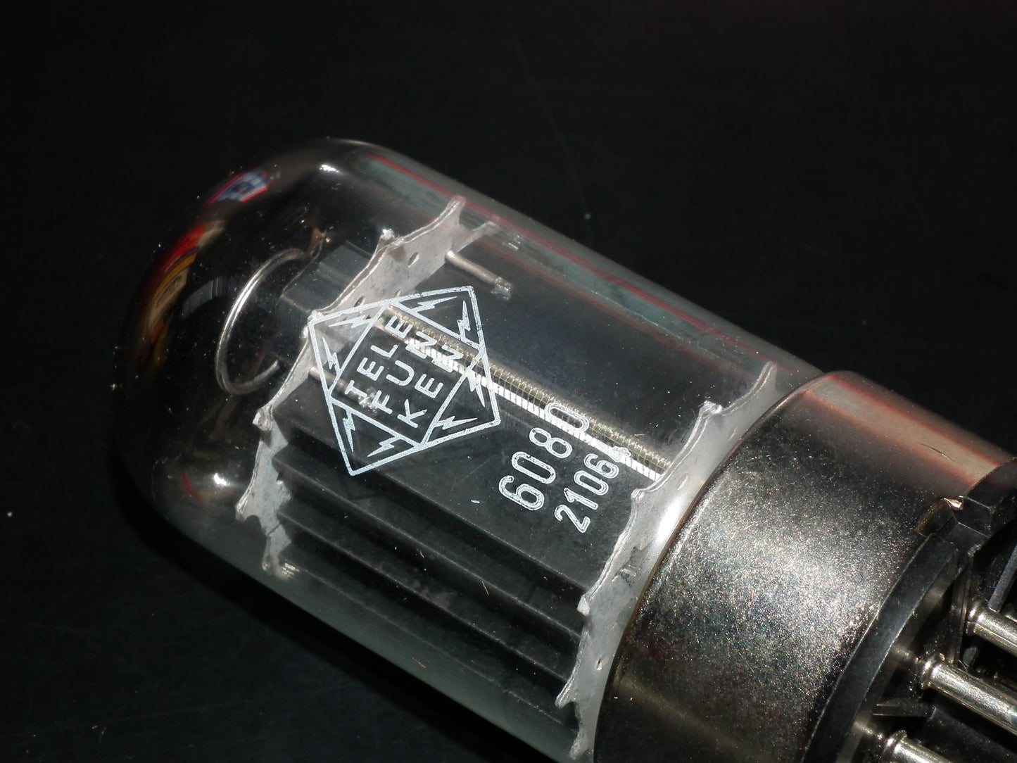 Telefunken 6080/6AS7/5998 black plates tube (NOS NIB)