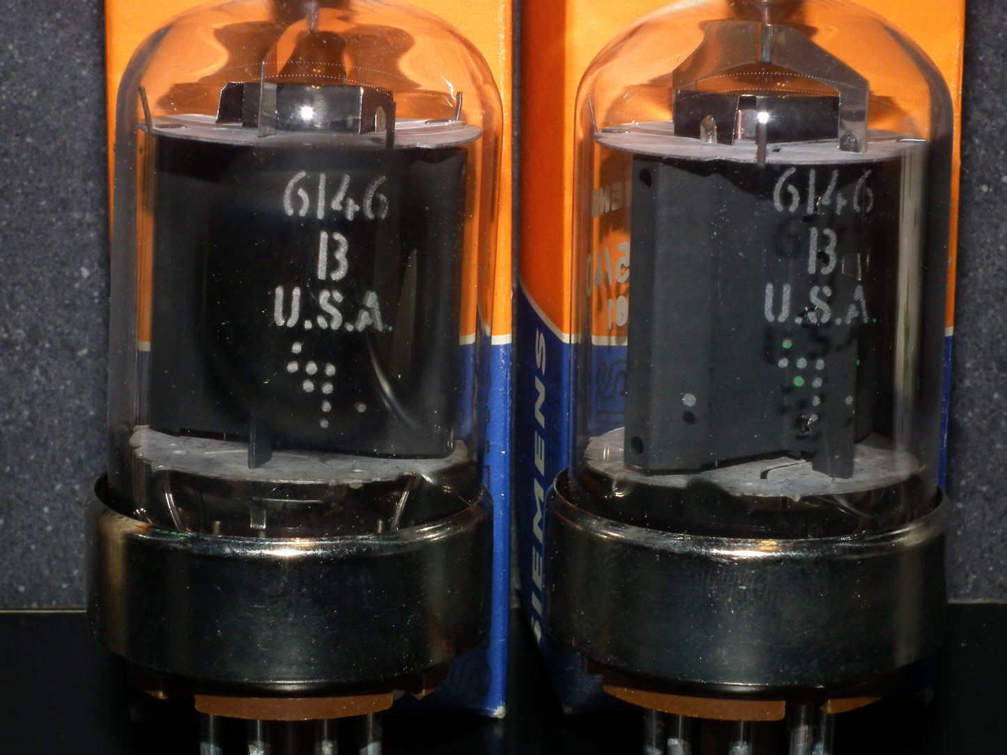 6146B General Electric rebranded Siemens QE05/40 Matched pair (2 tubes)