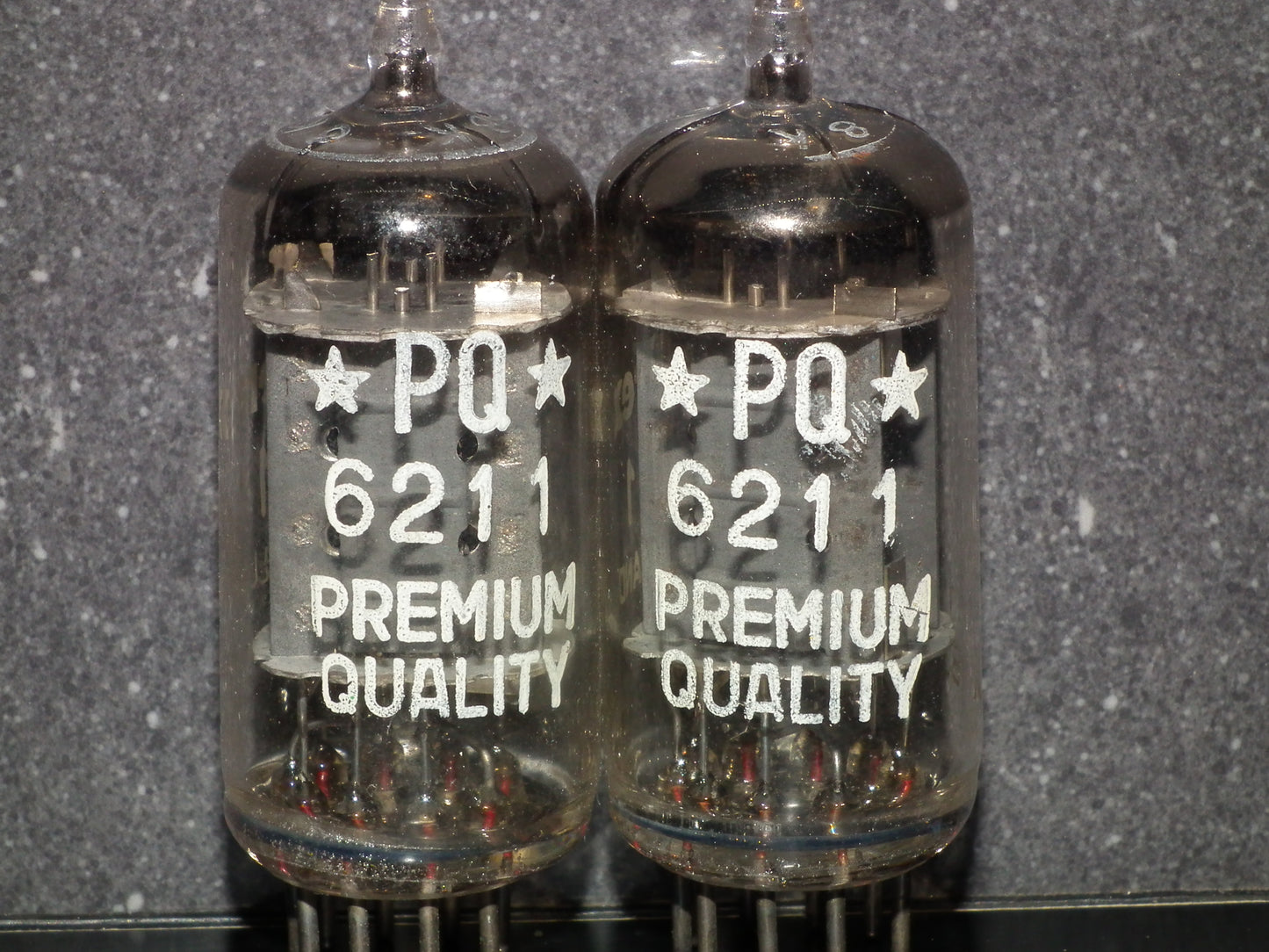 Platinum Matched Pair 6211 AMPEREX ~ECC82 Tested NOS Welded Anodes ECC802S