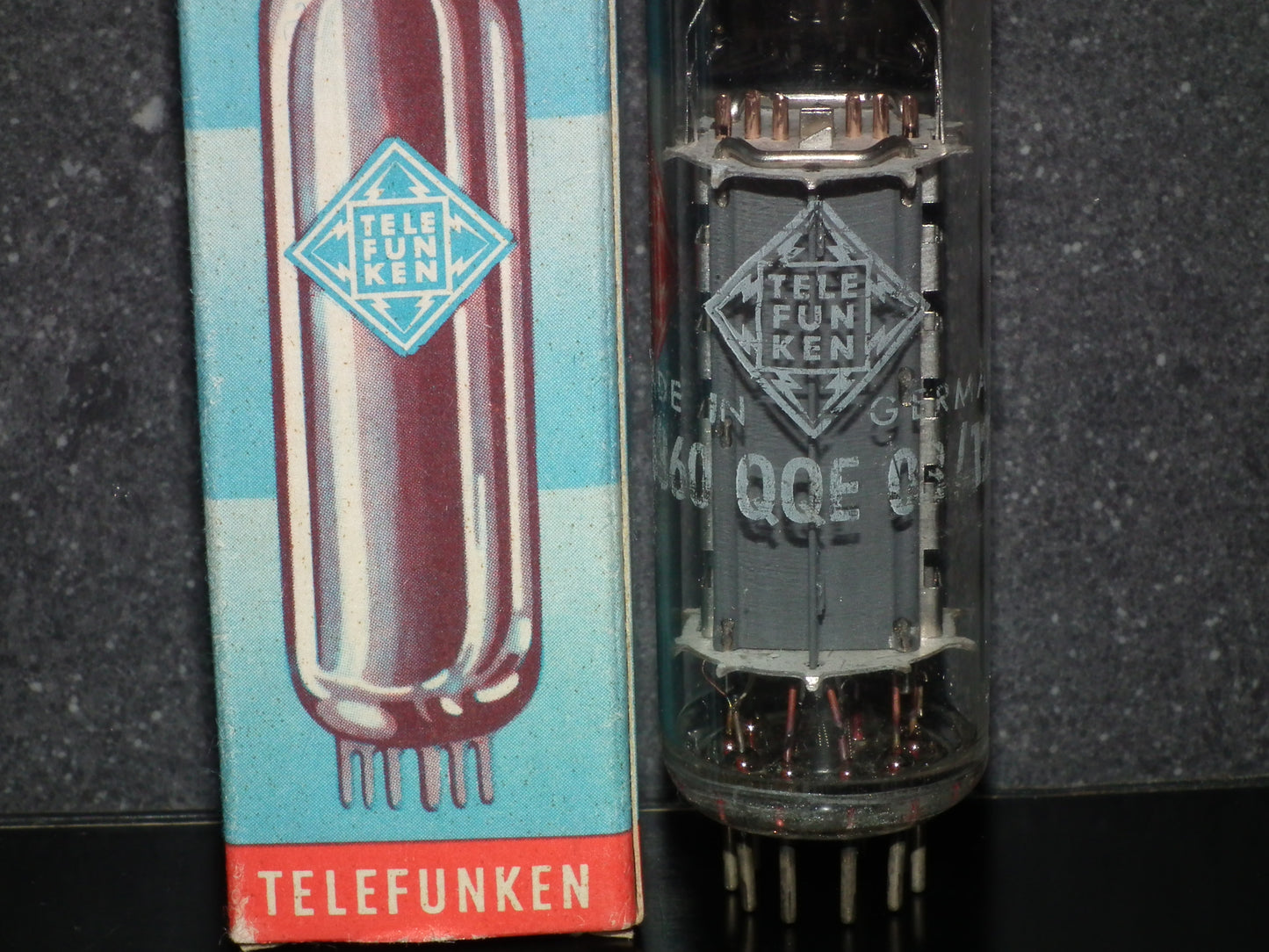 6360 TELEFUNKEN NOS NIB QQE03/12 Diamond Bottom