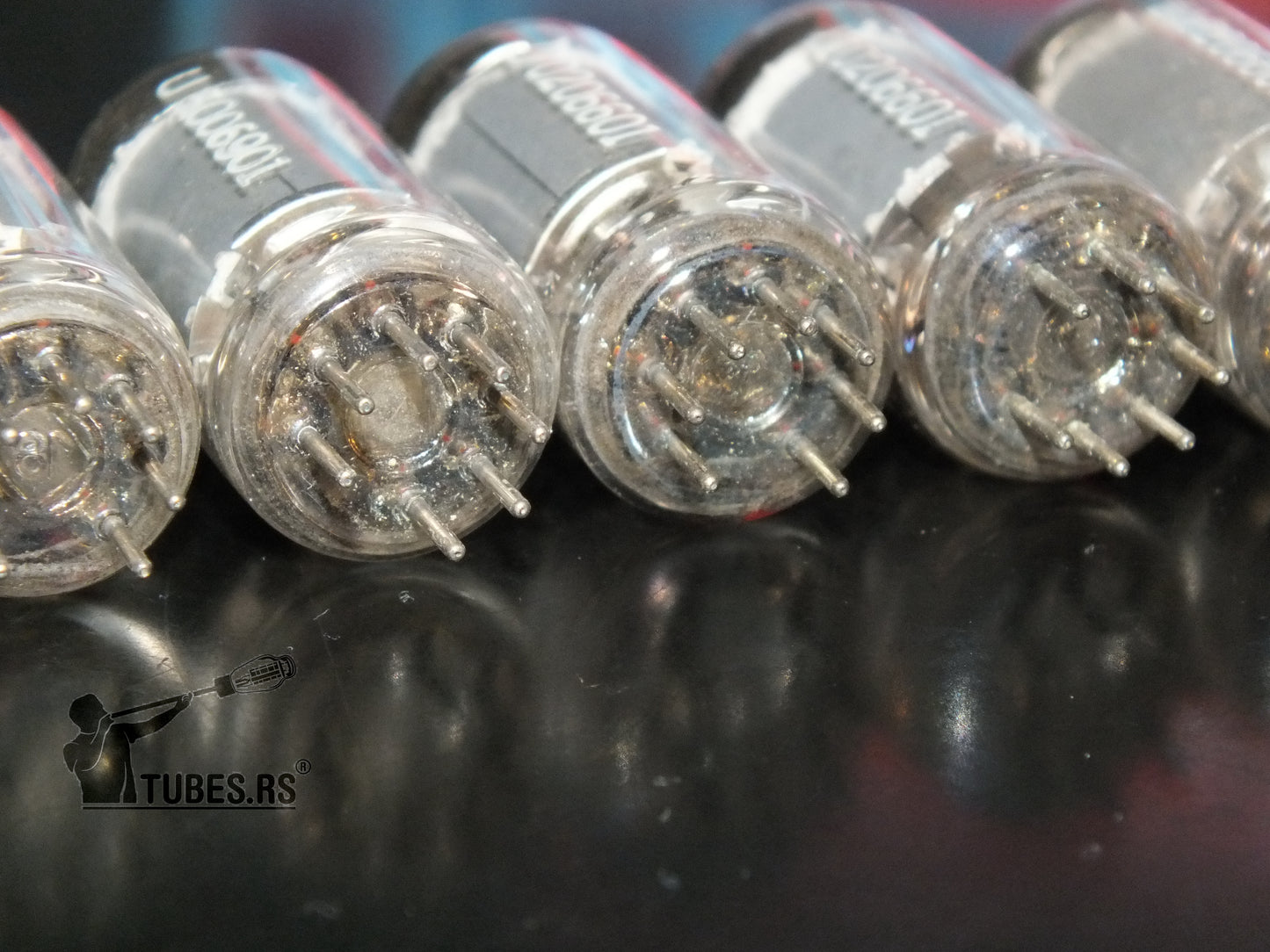 6AU6 Telefunken <> EF94 RARE Red Dot Sony C800G Microphone Killer Tube