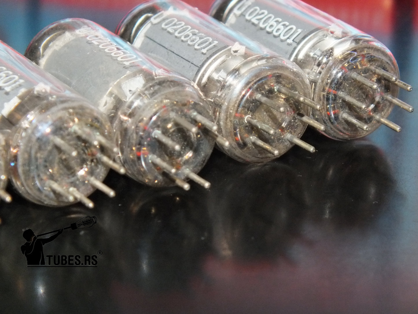 6AU6 Telefunken <> EF94 RARE Red Dot Sony C800G Microphone Killer Tube