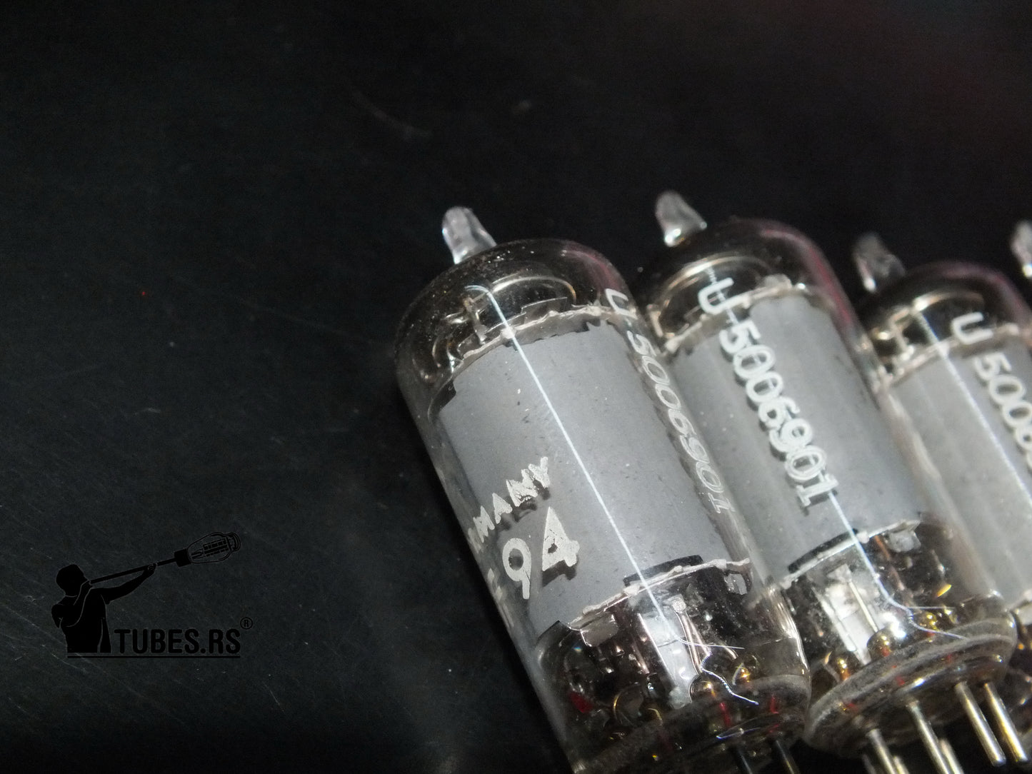 6AU6 Telefunken <> EF94 RARE Red Dot Sony C800G Microphone Killer Tube