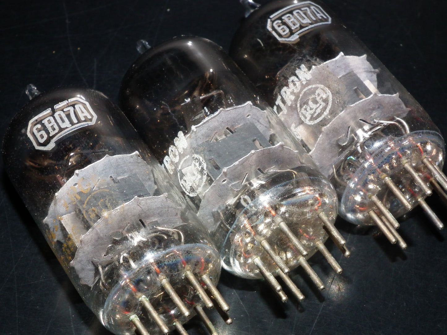 6BQ7A RCA RARE Foil Square Getter