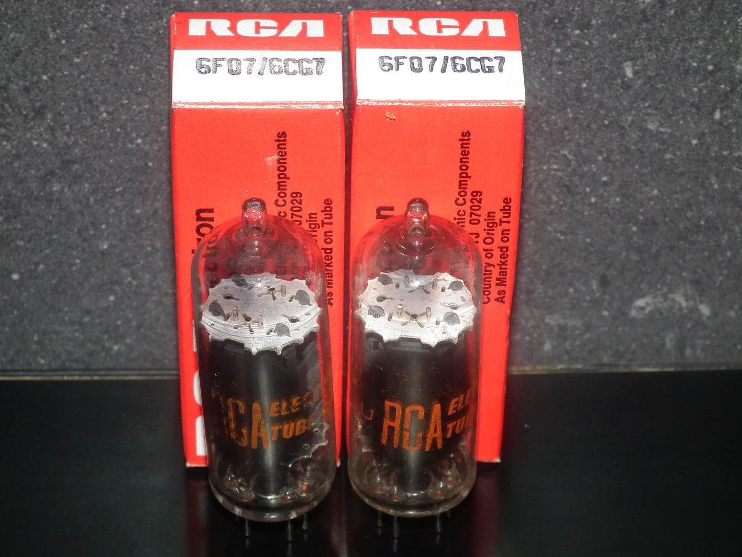 6FQ7 RCA 6CG7 NOS NIB Platinum Matched Pair (2 tubes)
