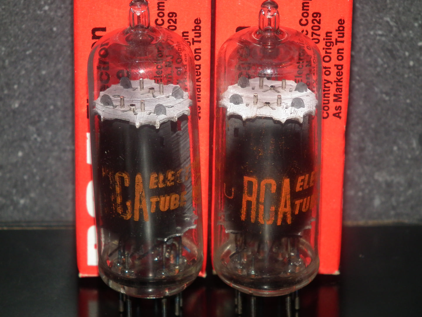 6FQ7 RCA 6CG7 NOS NIB Platinum Matched Pair (2 tubes)