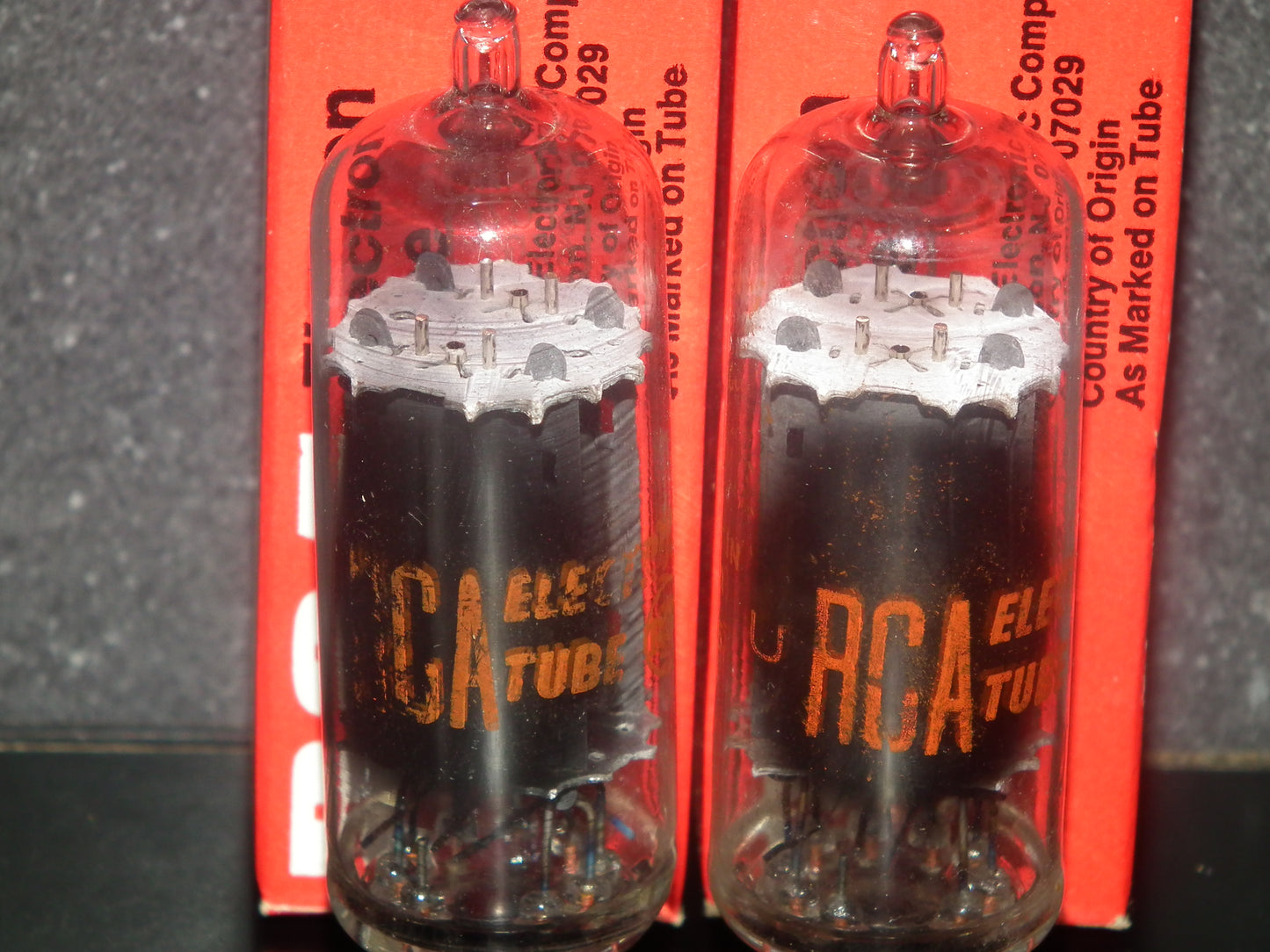 6FQ7 RCA 6CG7 NOS NIB Platinum Matched Pair (2 tubes)