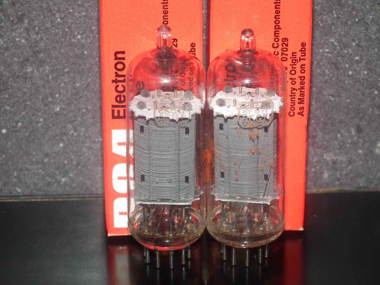 6FQ7 RCA 6CG7 NOS NIB Platinum Matched Pair (2 tubes)