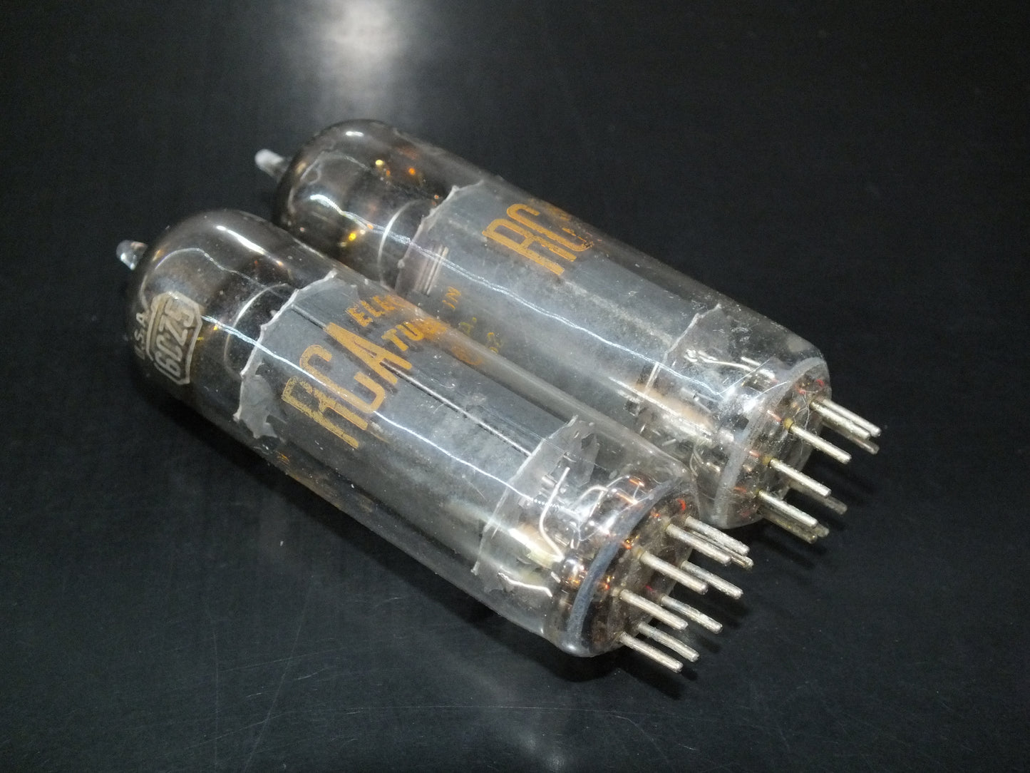 6CZ5 RCA NOS Vacuum tube Black Anodes