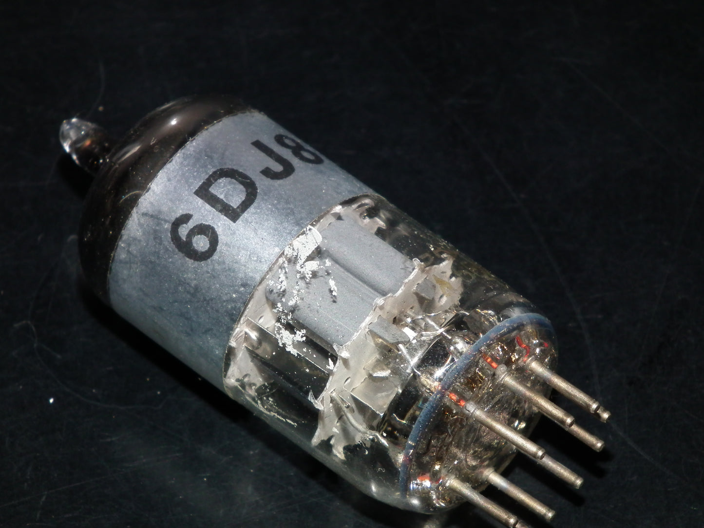 6DJ8 ECC88 Amperex Holland Used Tested 90% 1965 Dual Stage Getter