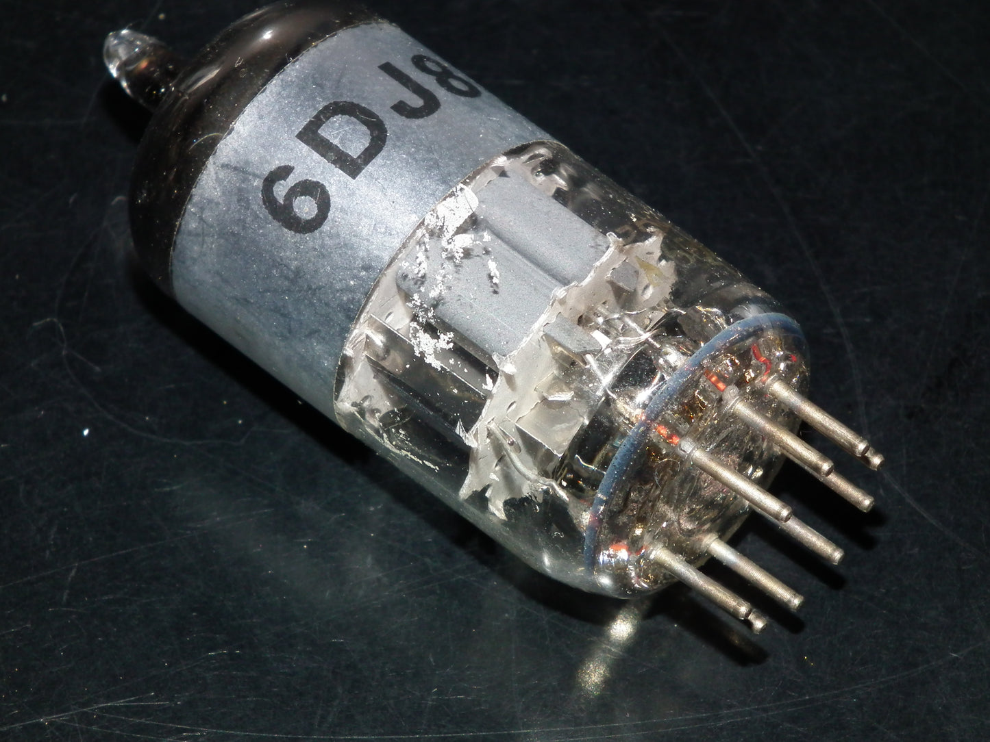 6DJ8 ECC88 Amperex Holland Used Tested 90% 1965 Dual Stage Getter
