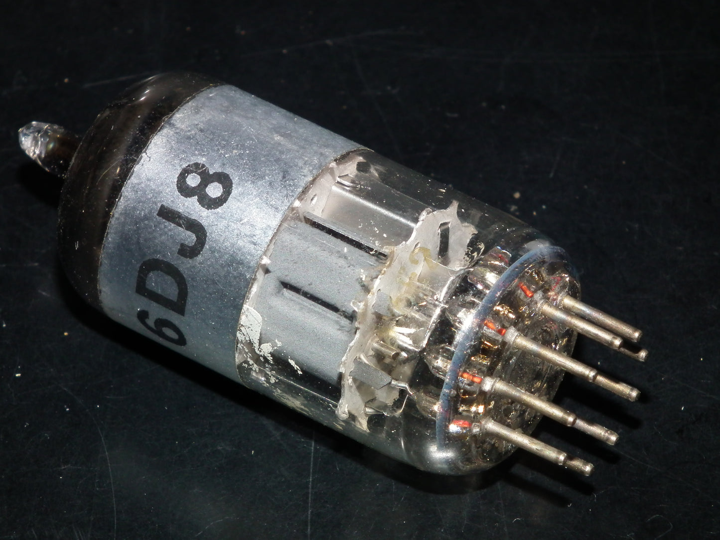 6DJ8 ECC88 Amperex Holland Used Tested 90% 1965 Dual Stage Getter
