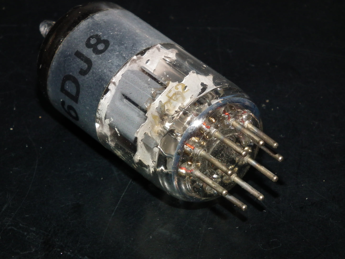 6DJ8 ECC88 Amperex Holland Used Tested 90% 1965 Dual Stage Getter