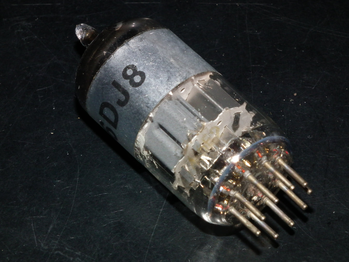 6DJ8 ECC88 Amperex Holland Used Tested 90% 1965 Dual Stage Getter