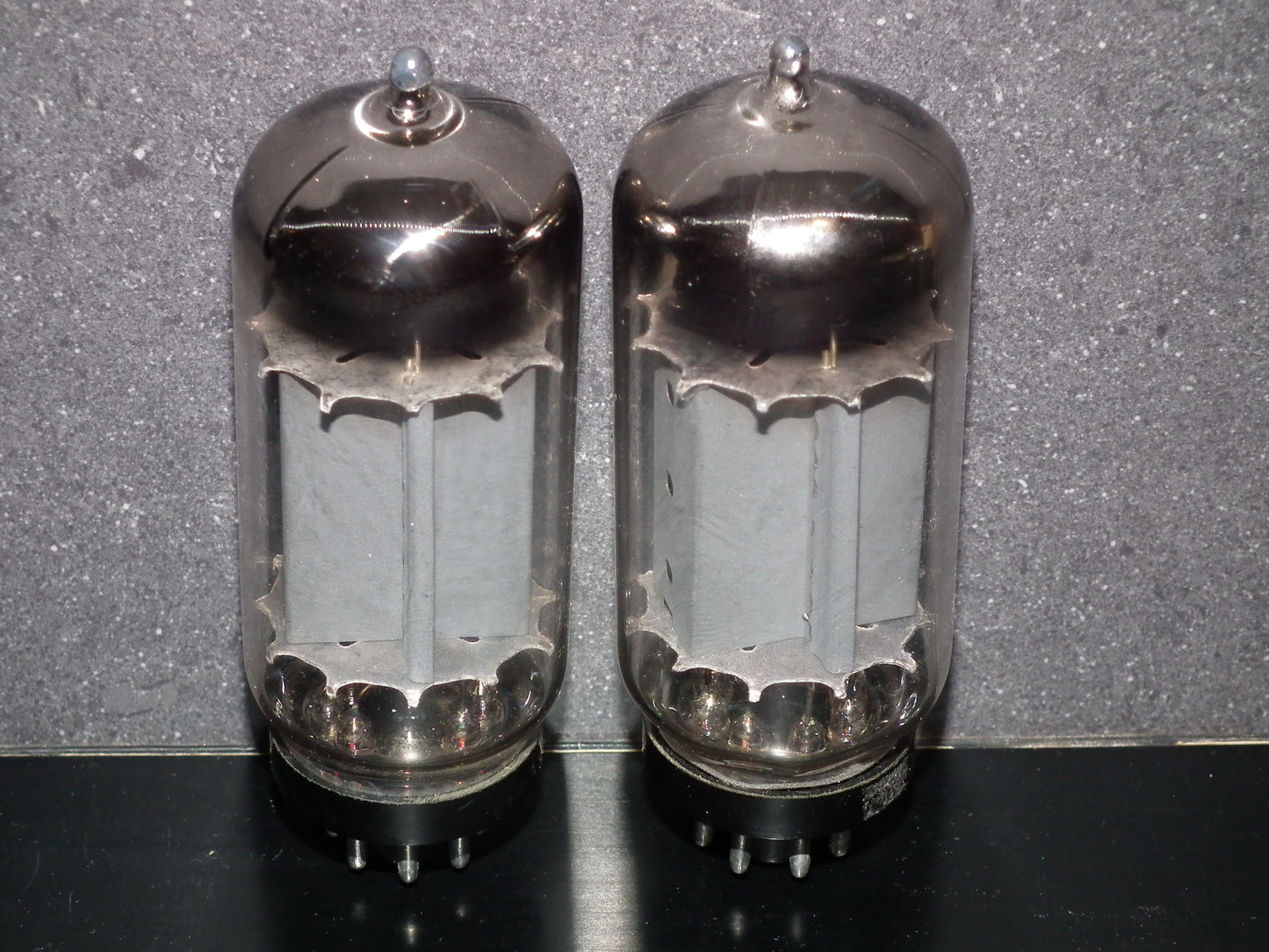 6L6GC EI Yugoslavia Platinum Matched Pair NOS Welded Anodes