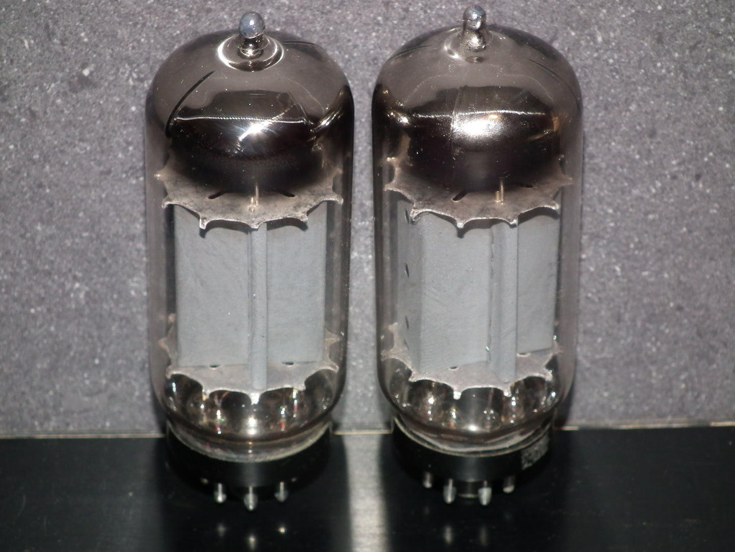 6L6GC EI Yugoslavia Platinum Matched Pair NOS Welded Anodes