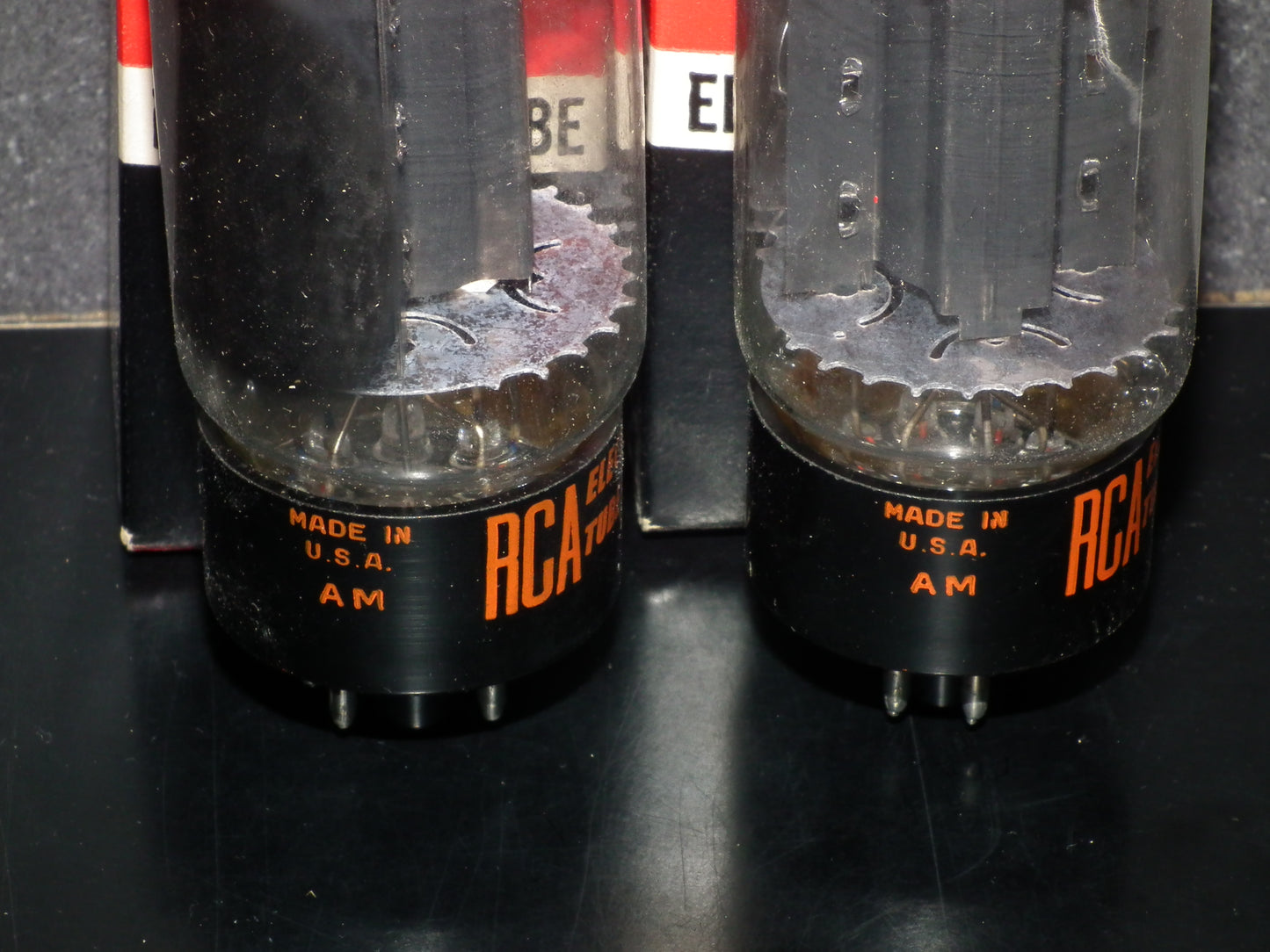 6L6GC RCA Platinum Matched Pair NOS NIB Holy Grail 6L6 Black Plates
