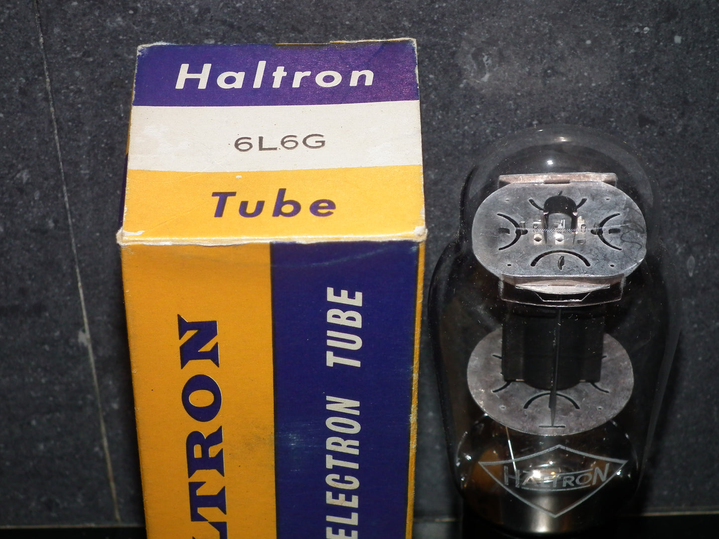 6L6G Haltron NOS NIB Black Anode