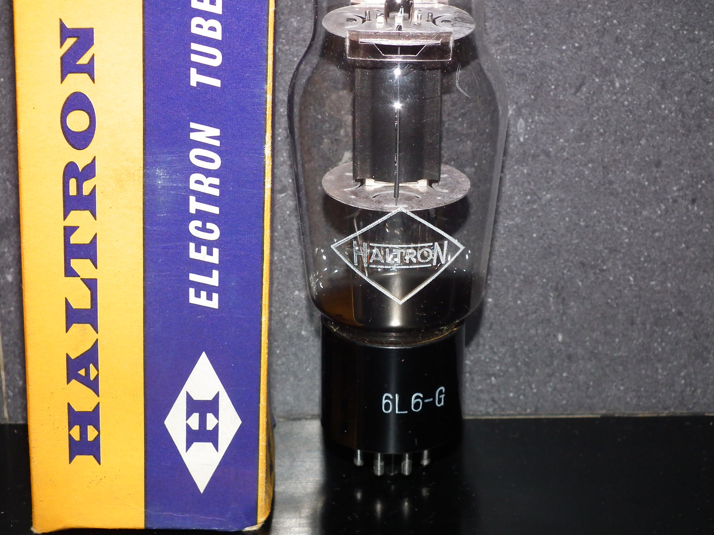6L6G Haltron NOS NIB Black Anode