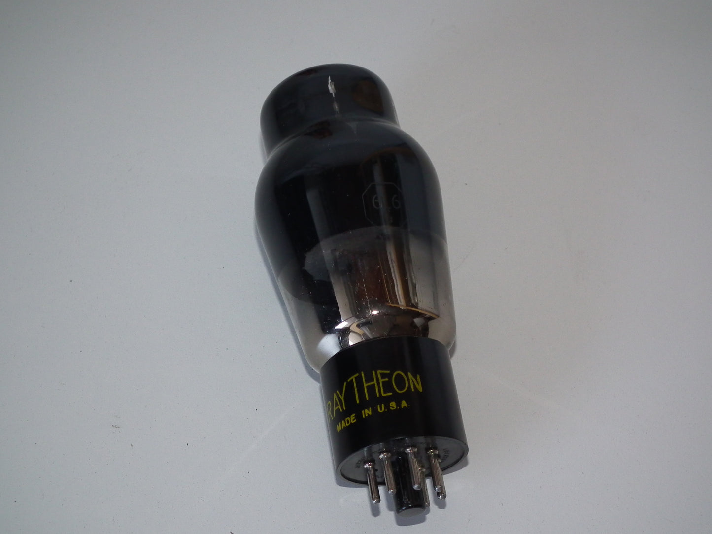 6L6G RAYTHEON US Black coated glass early FENDER Amps