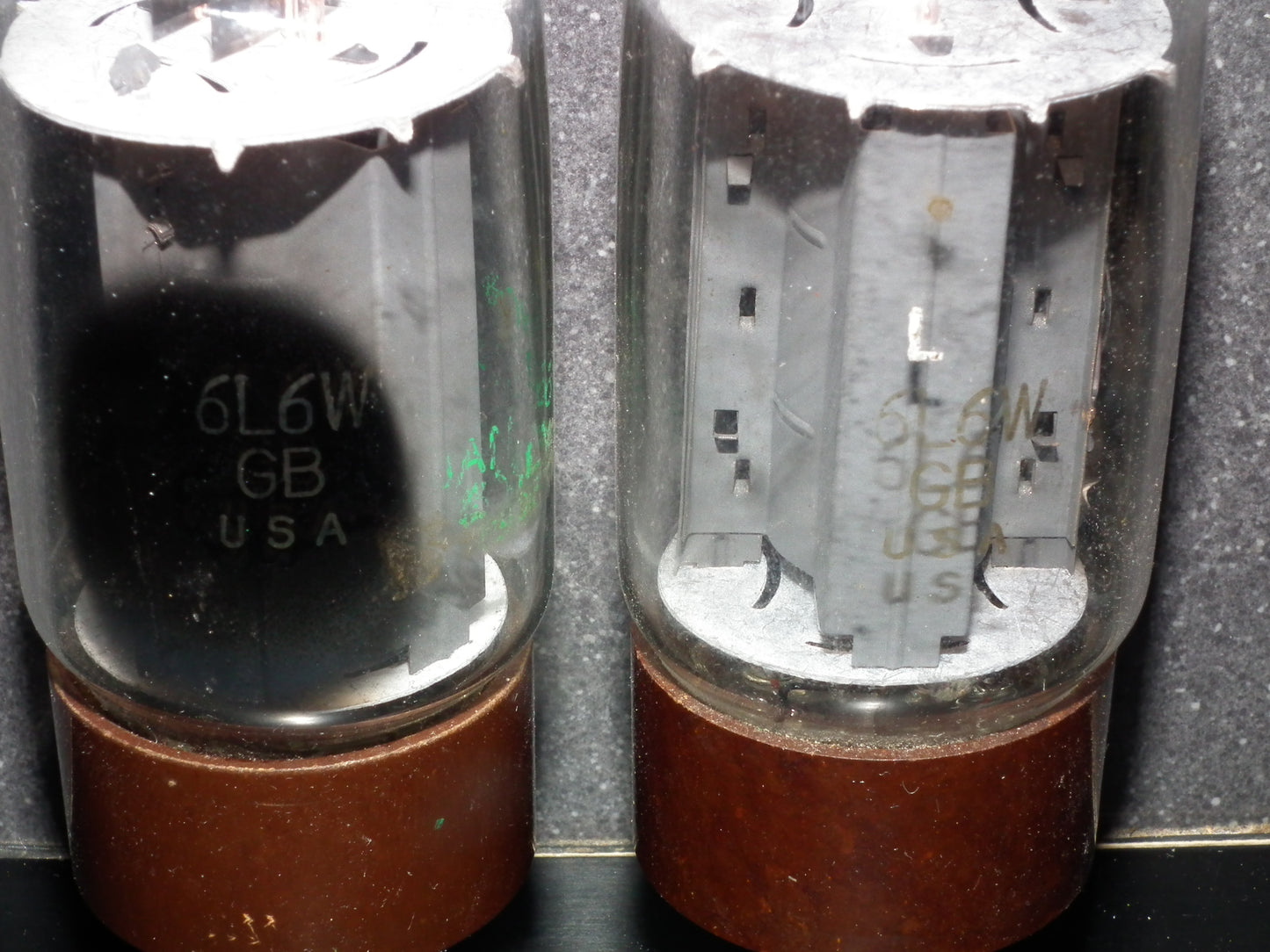 6L6WGB Sylvania USA Matched Pair Tested NOS