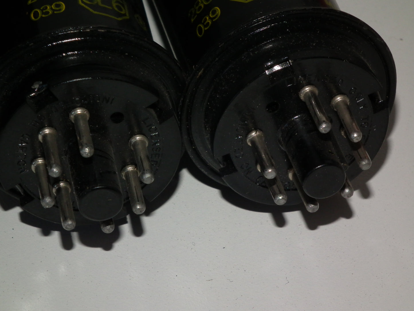 Matched pair 6L6 RAYTHEON US, the same batch FENDER