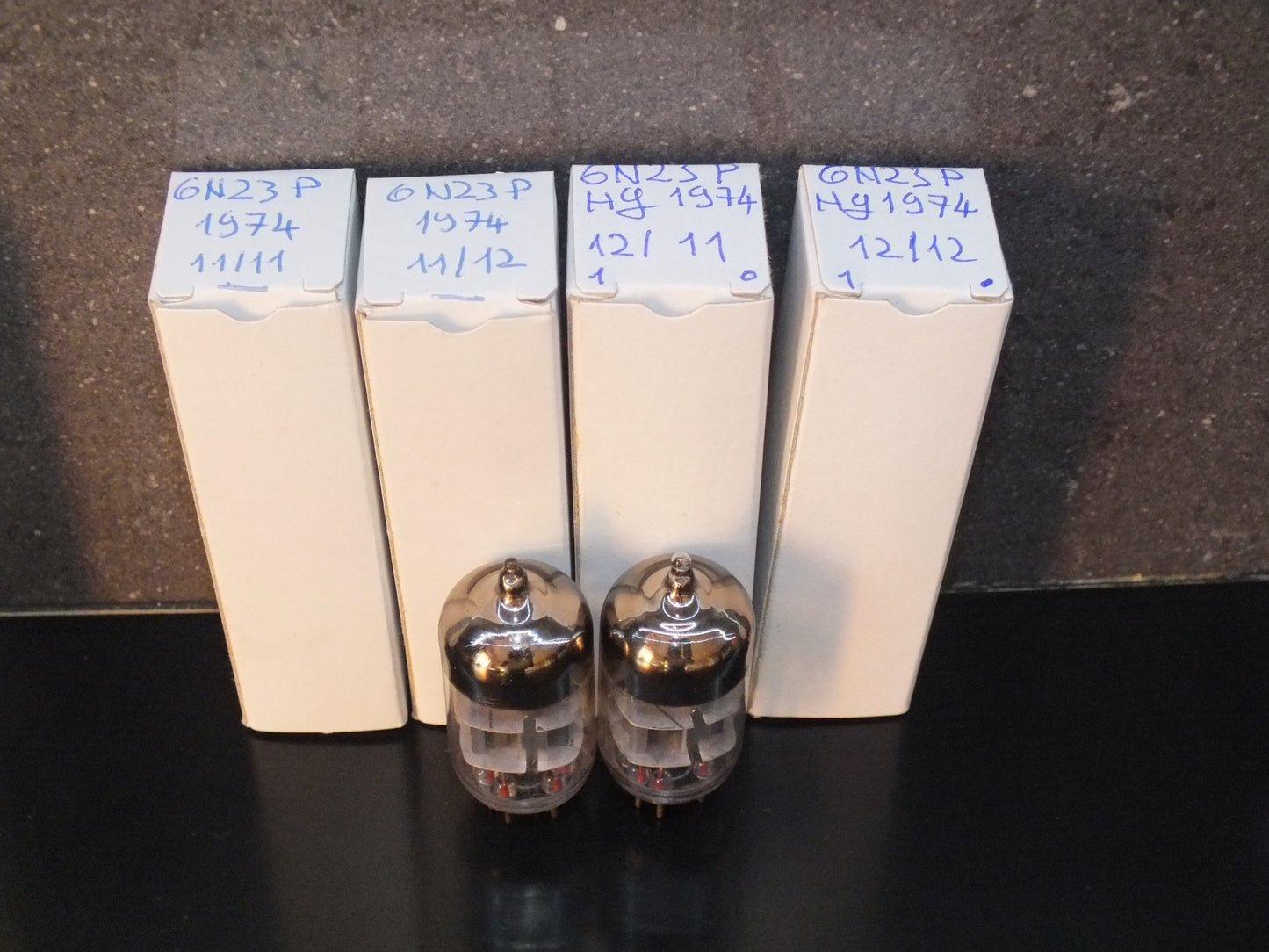 6N23P Reflektor Holy Grail 1974 SWGP Silver Shields NOS Matched Pair Tested 75%
