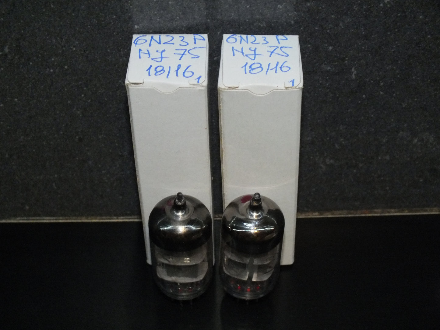 6N23P Reflektor Holy Grail 1975 SWGP Silver Shields NOS Matched Pair 115%