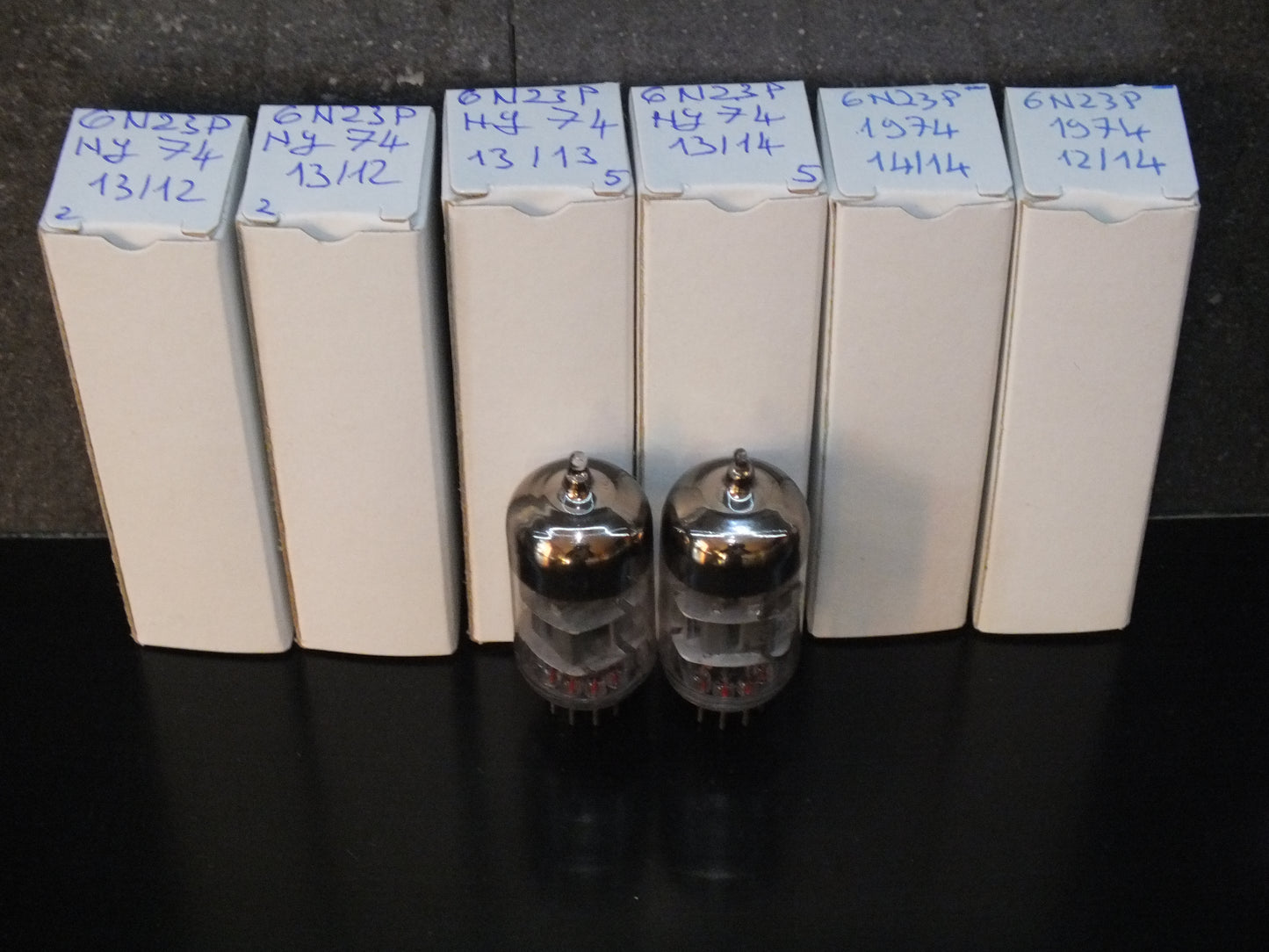 6N23P Reflektor Holy Grail 1974 SWGP Silver Shields NOS Matched Pair Tested 85%