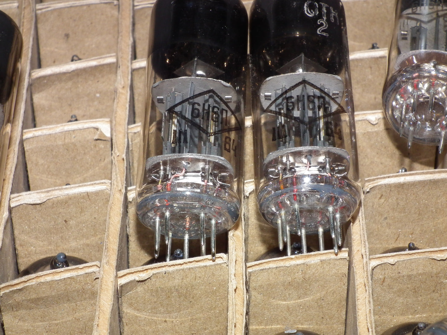 6N6P Foton Tashkent 1964 Square Getter ECC99 NOS Best Sounding